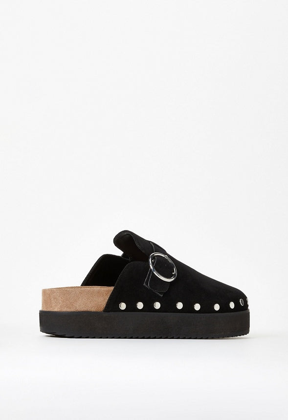 Odetta Mule Slide Black