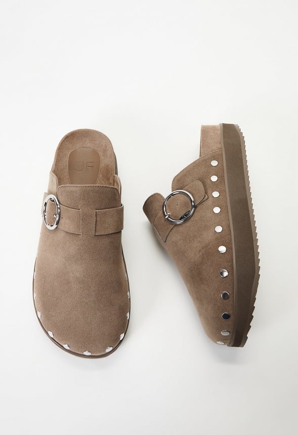 Odetta Mule Slide Portabella