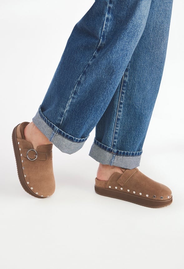 Odetta Mule Slide Portabella