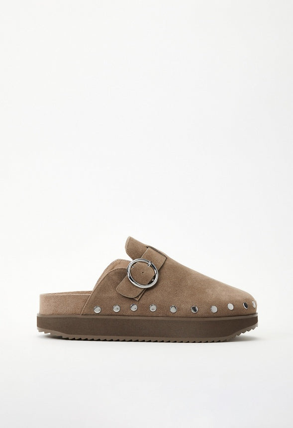 Odetta Mule Slide Portabella