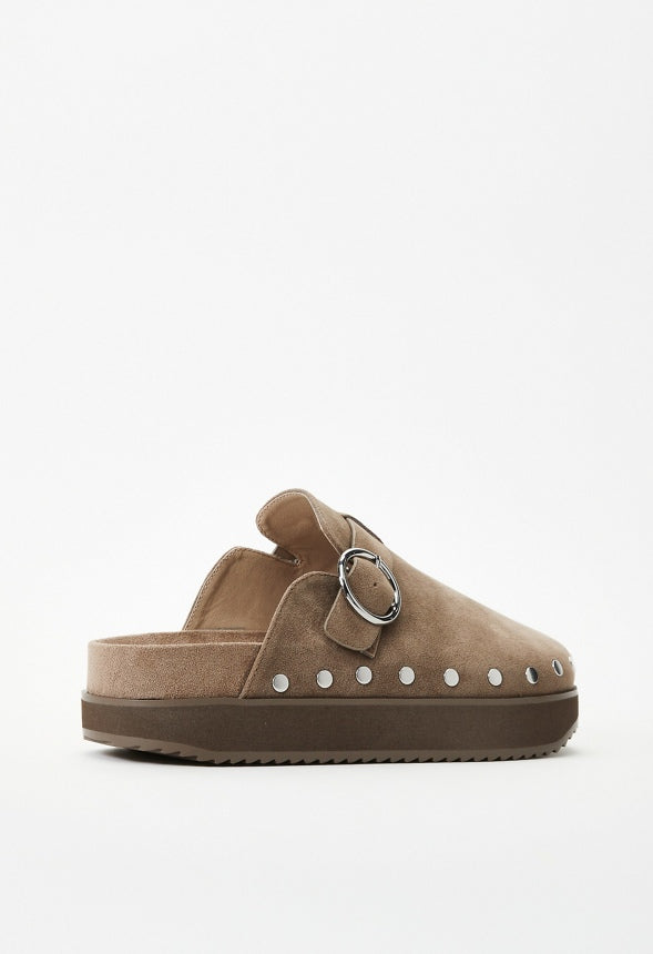 Odetta Mule Slide Portabella