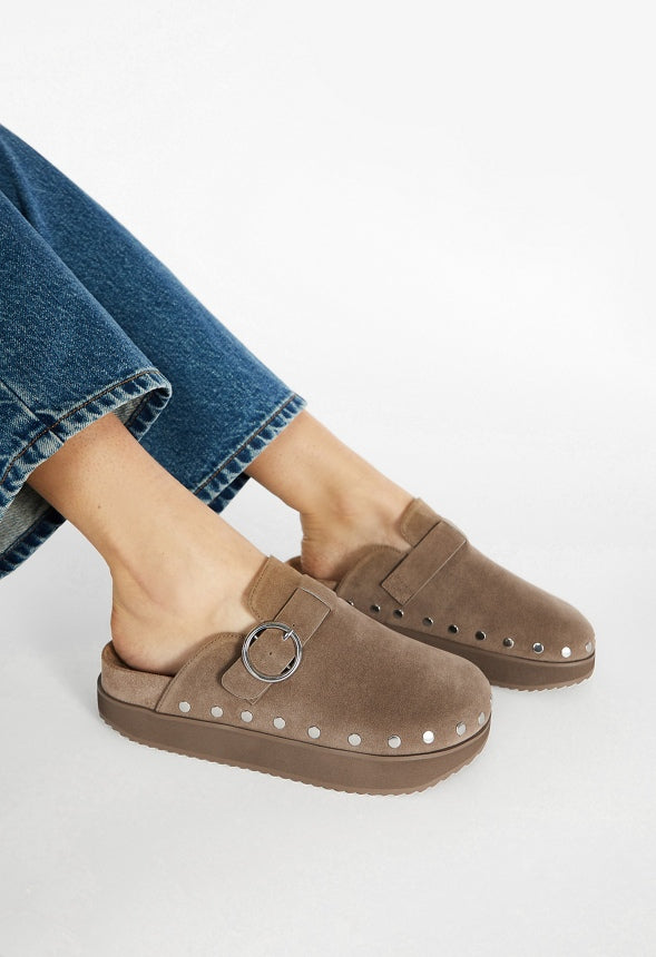 Odetta Mule Slide Portabella