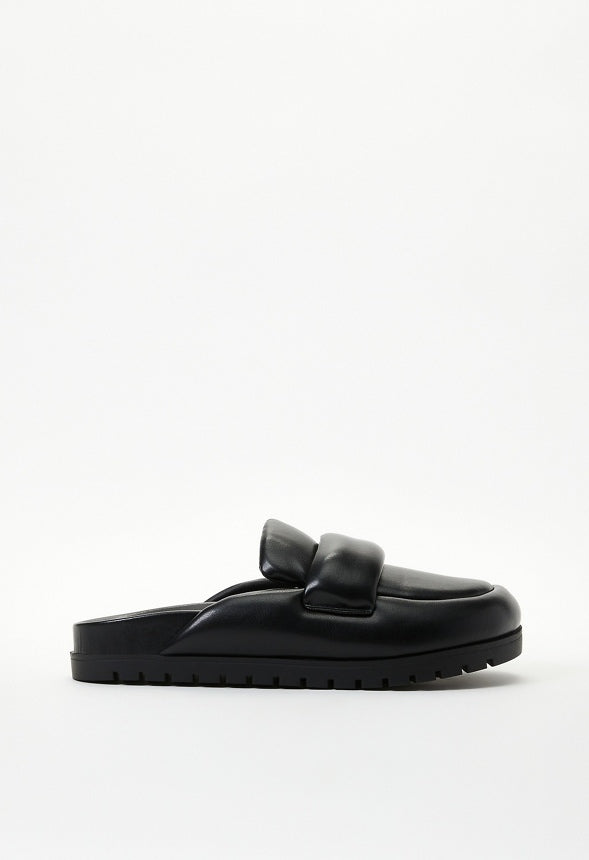 Leni Flat Slide Black