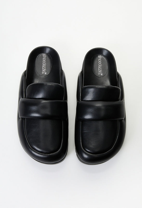 Leni Flat Slide Black
