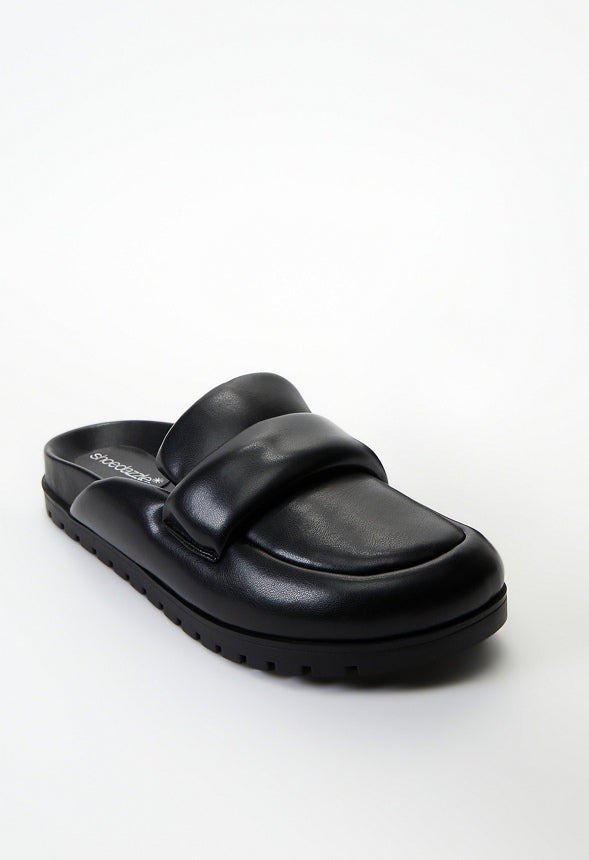 Leni Flat Slide Black