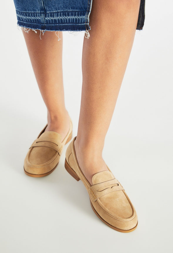Cami Flat Loafer Sand