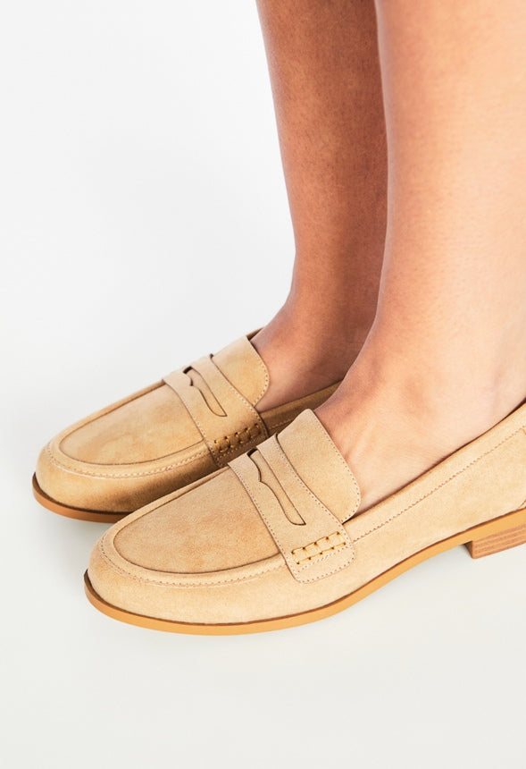 Cami Flat Loafer Sand