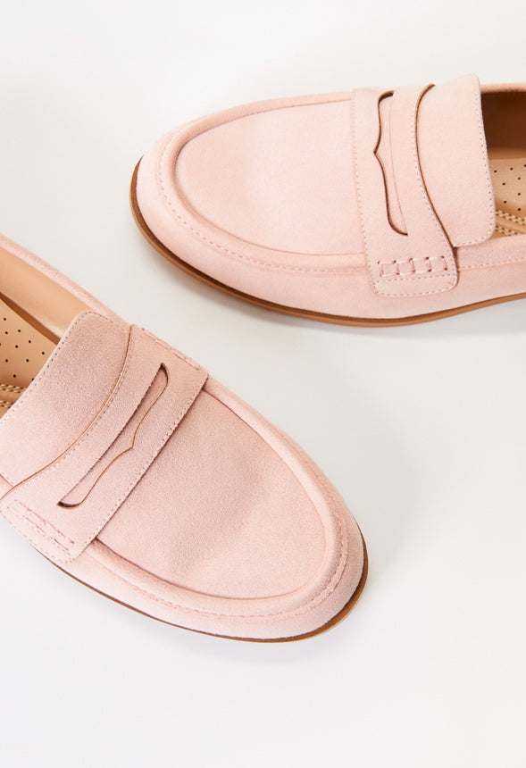Cami Flat Loafer Blush