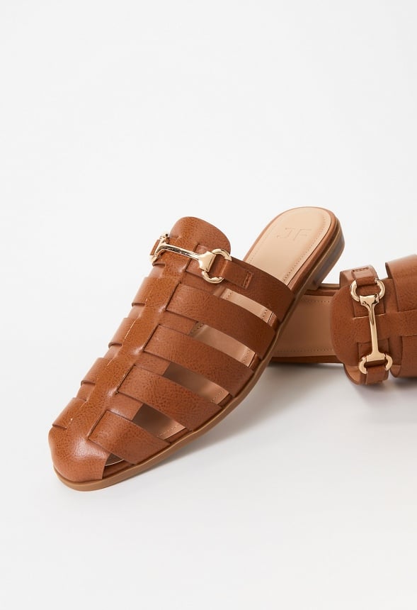 Jacinta Flat Slide Camel