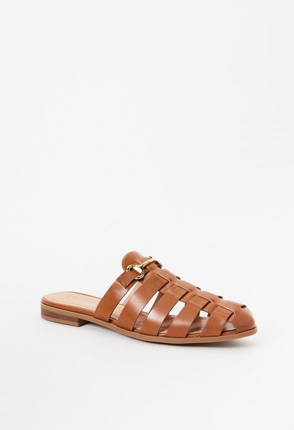 Jacinta Flat Slide Camel