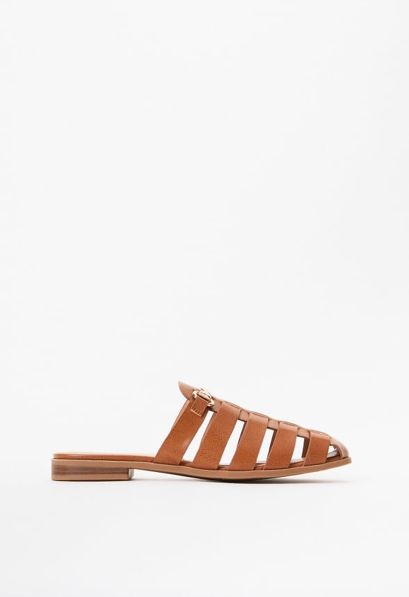 Jacinta Flat Slide Camel