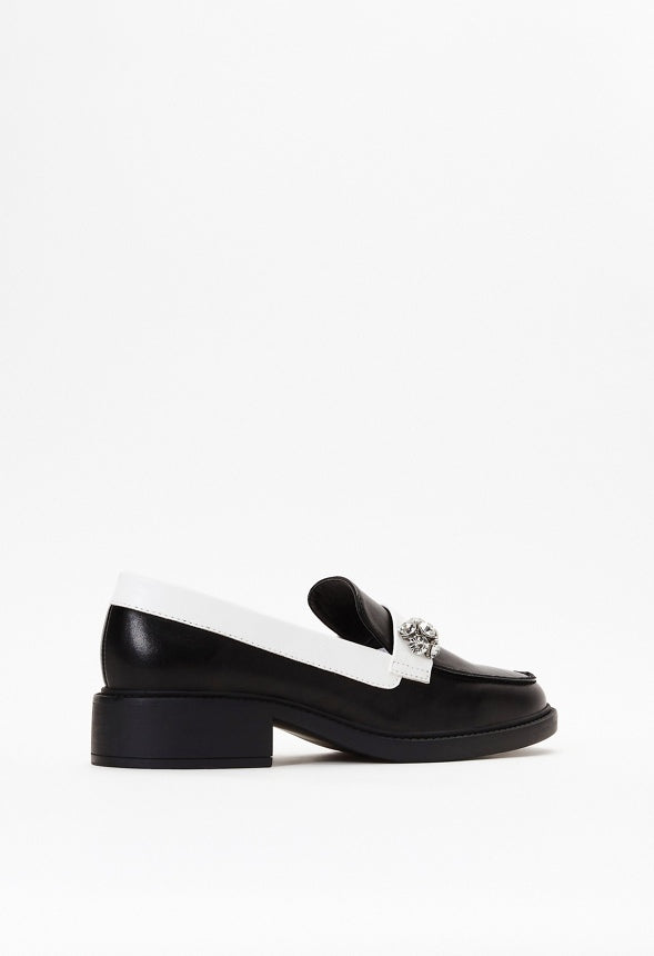 Talulah Flat Loafer Black/ Bright White