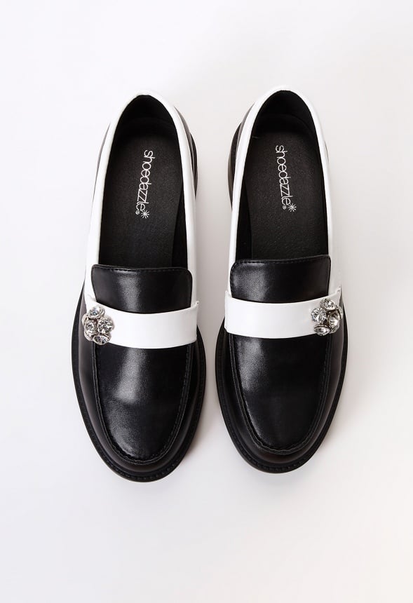 Talulah Flat Loafer Black/ Bright White
