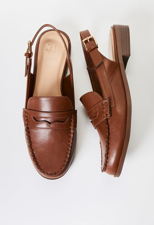 Mason Flat Loafer Leather Brown