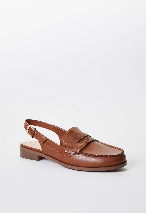 Mason Flat Loafer Leather Brown