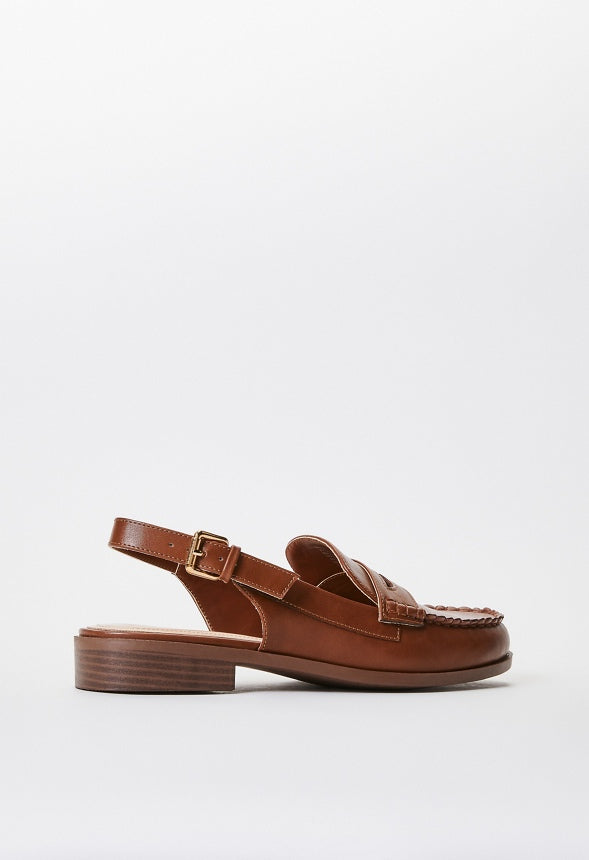 Mason Flat Loafer Leather Brown