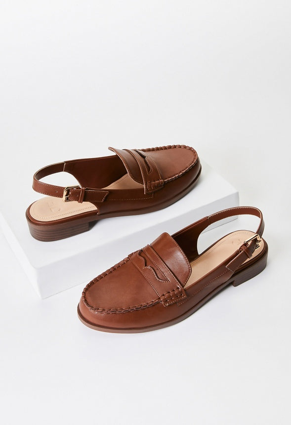 Mason Flat Loafer Leather Brown