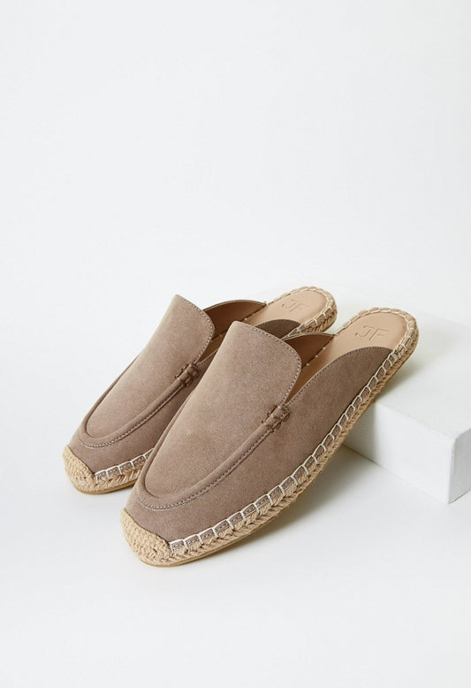 Aribella Espadrille Flat Taupe