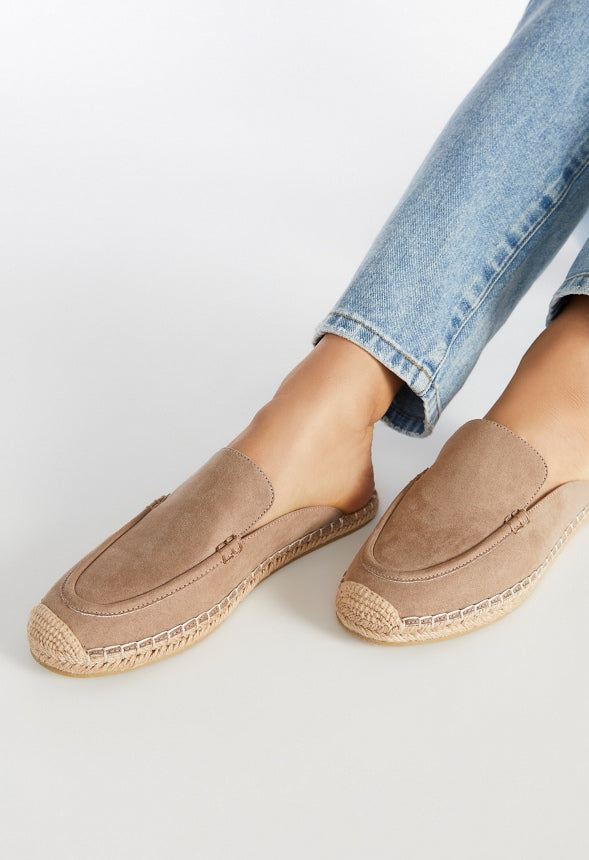 Aribella Espadrille Flat Taupe