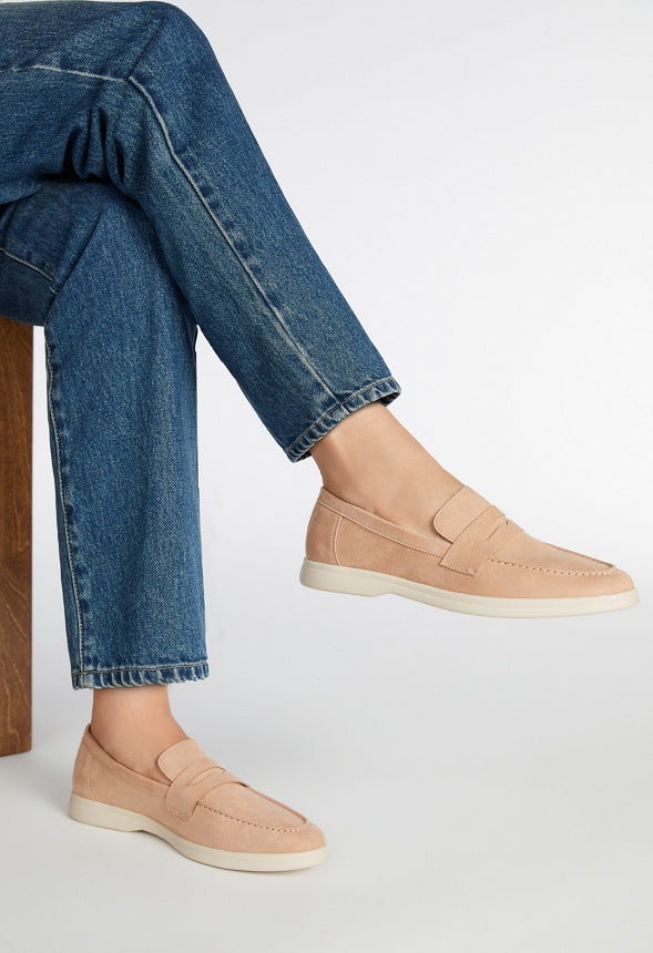 Andy Flat Loafer New Nude