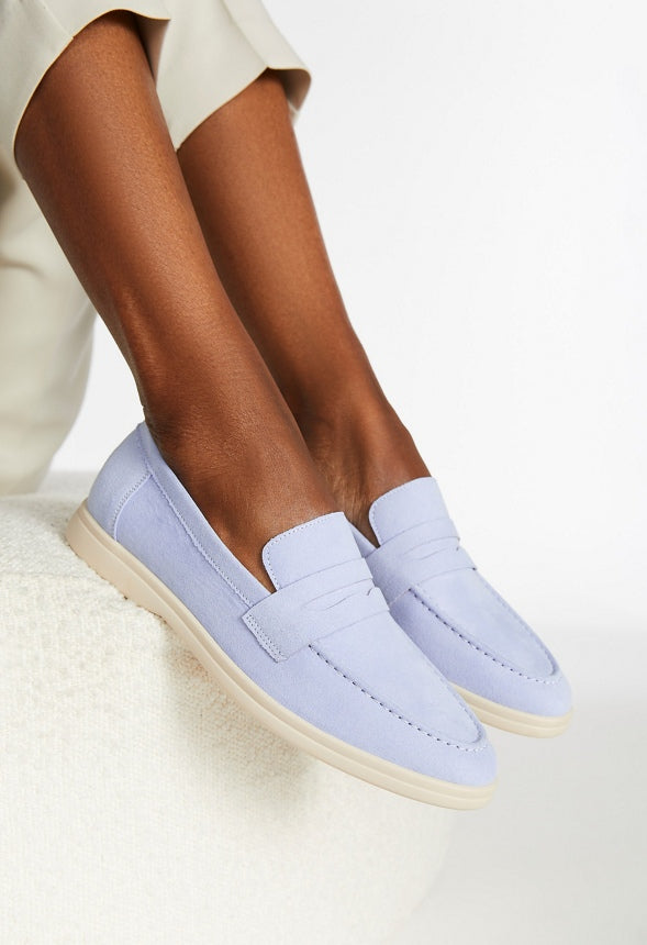Andy Flat Loafer Periwinkle