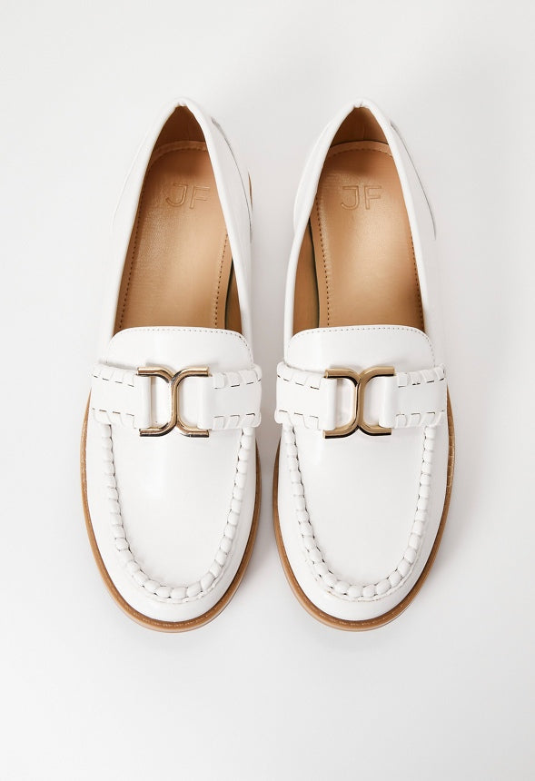 Olena Flat Loafer Bright White