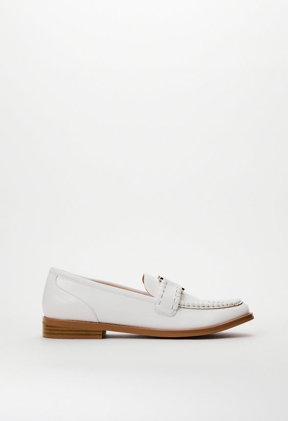 Olena Flat Loafer Bright White