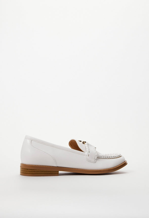 Olena Flat Loafer Bright White
