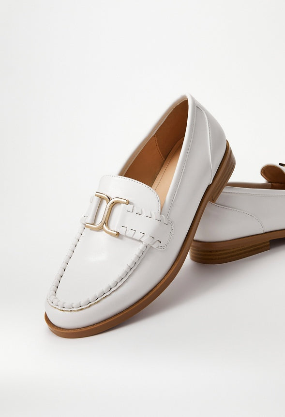 Olena Flat Loafer Bright White