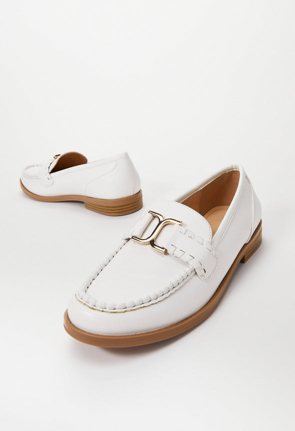 Olena Flat Loafer Bright White