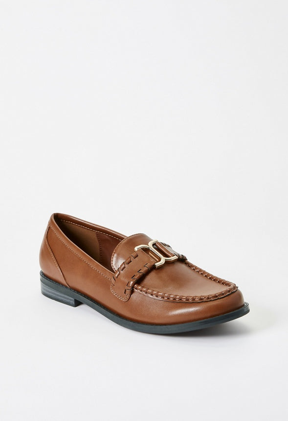 Olena Flat Loafer Leather Brown