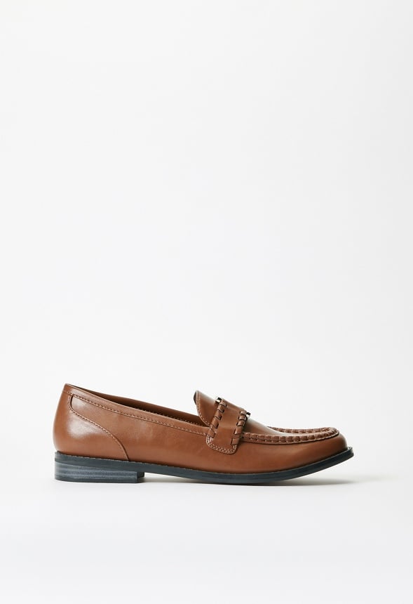 Olena Flat Loafer Leather Brown