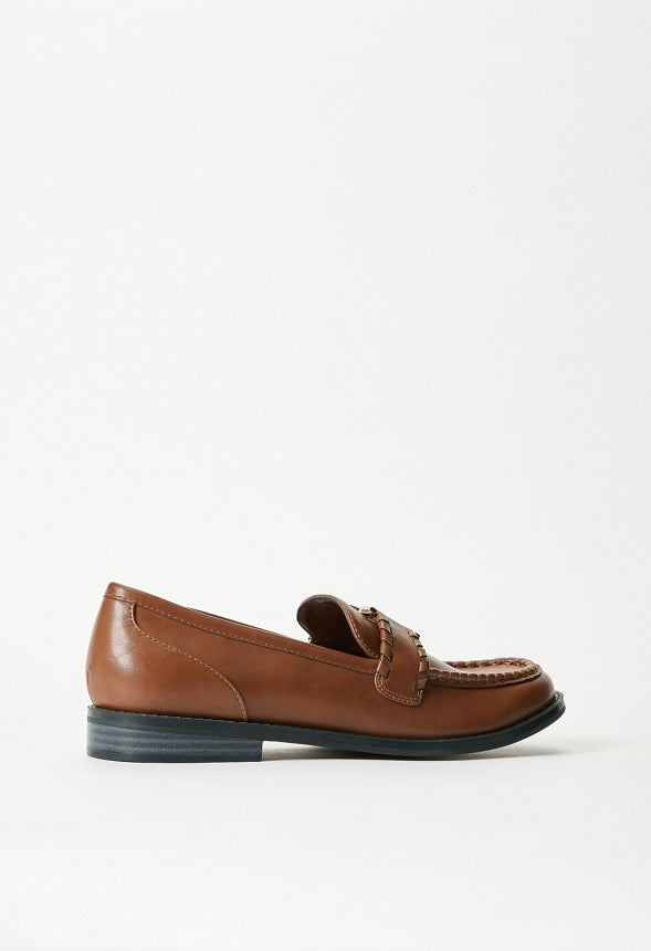 Olena Flat Loafer Leather Brown