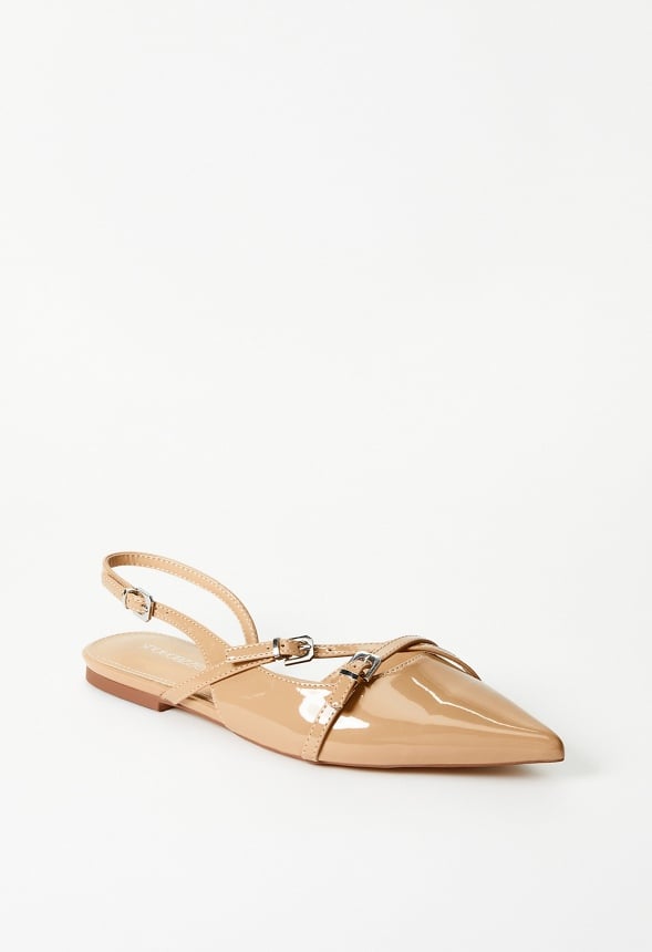 Athina Slingback Flat New Nude