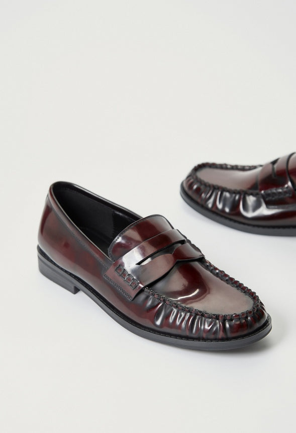 Camryn Flat Loafer Deep Oxblood