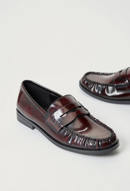 Camryn Flat Loafer Deep Oxblood