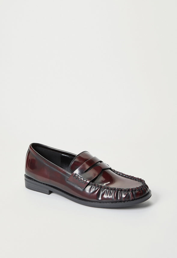 Camryn Flat Loafer Deep Oxblood