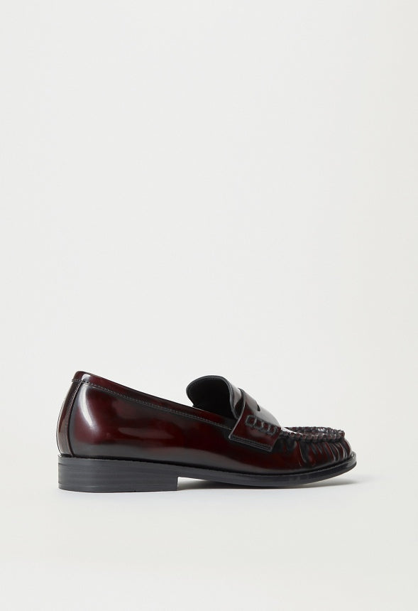 Camryn Flat Loafer Deep Oxblood