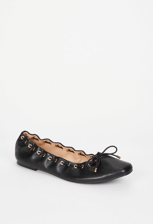 Amari Ballet Flat Black