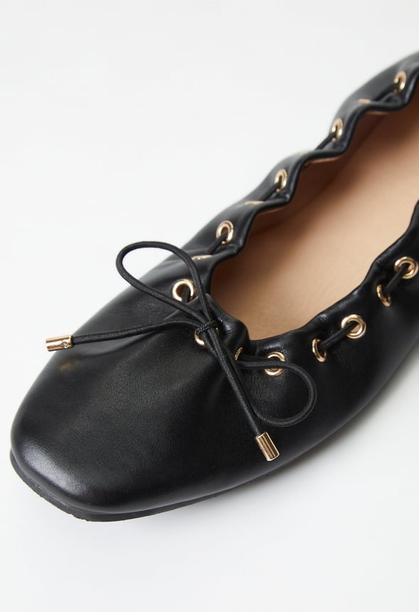 Amari Ballet Flat Black