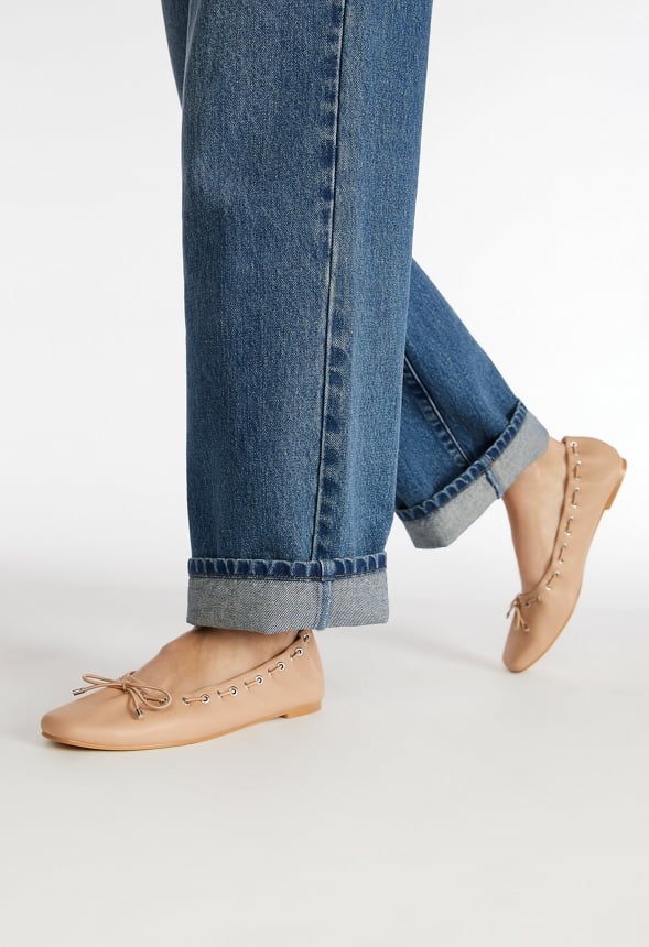 Amari Ballet Flat New Nude