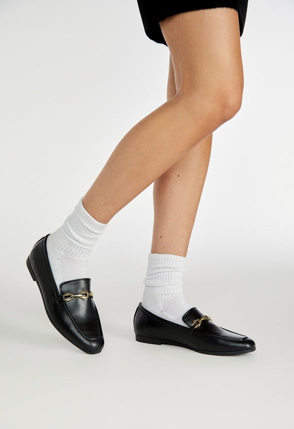 Emmett Flat Loafer Black