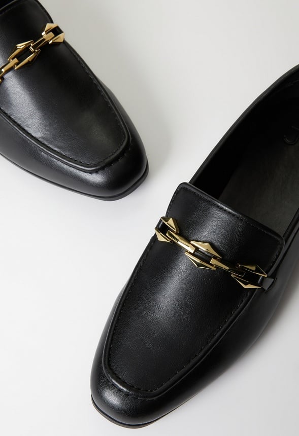 Emmett Flat Loafer Black
