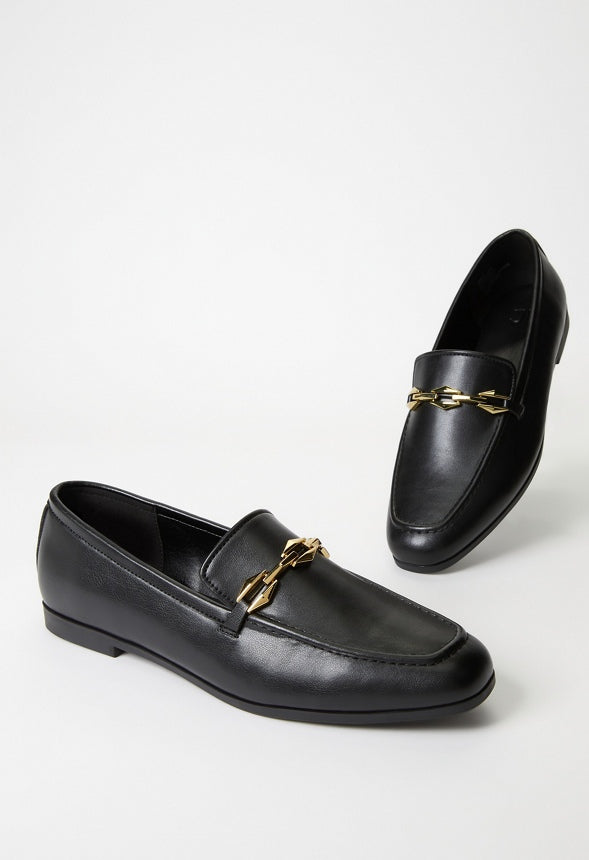 Emmett Flat Loafer Black