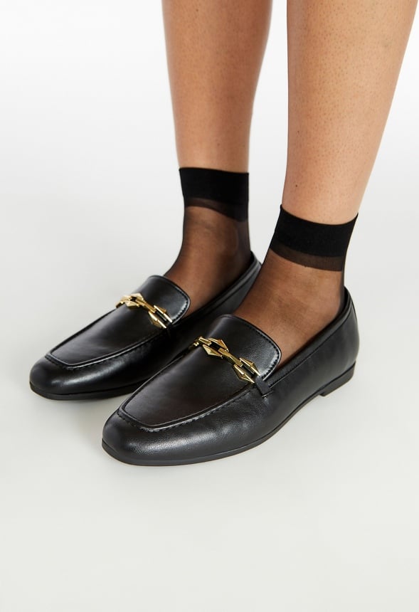 Emmett Flat Loafer Black