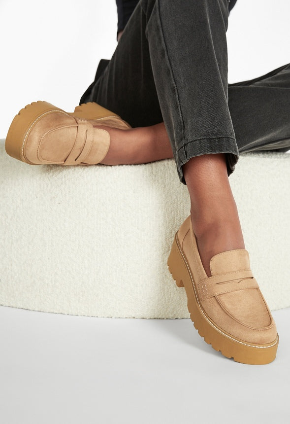 Tommie Flat Loafer Sand
