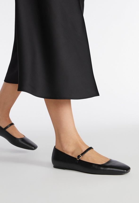 Ellidy Ballet Flat Black