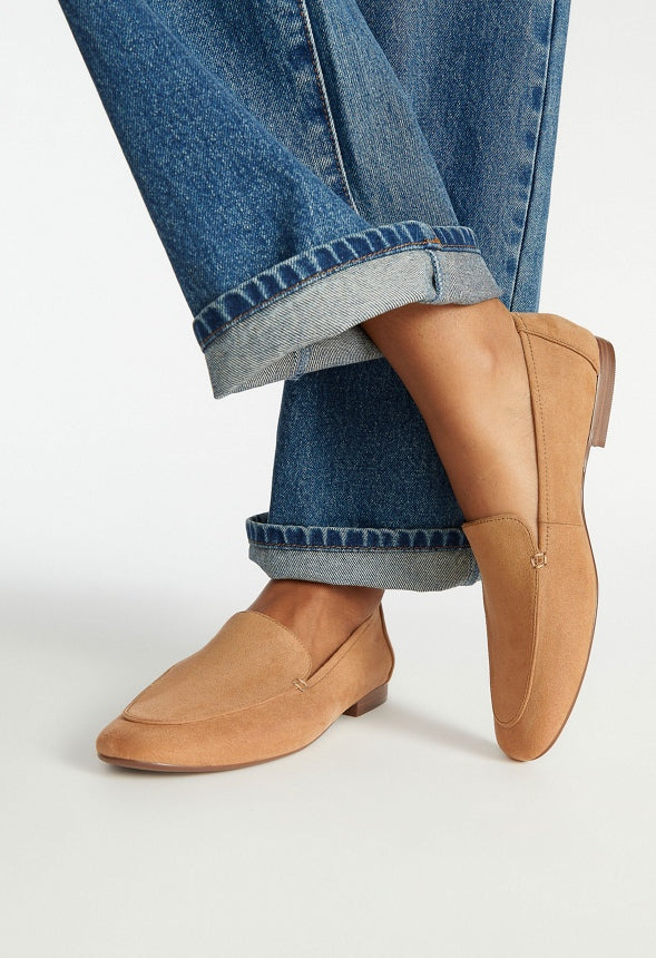 Mandy Flat Loafer Light Tan