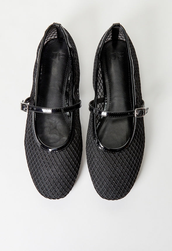 Madilyn Ballet Flat Black