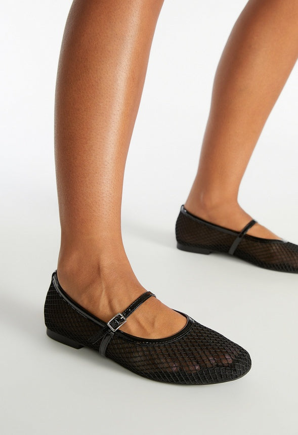 Madilyn Ballet Flat Black